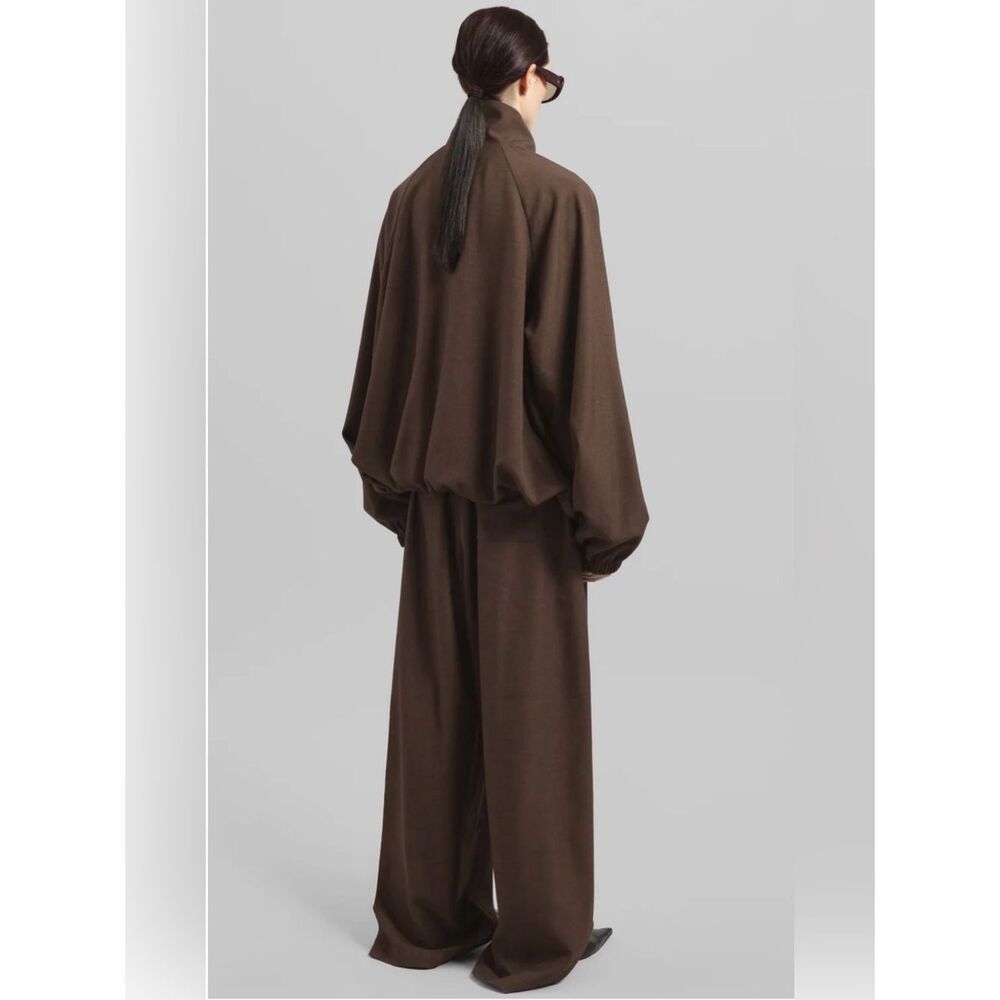 Nwt The Frankie Shop Baxter Oversized Jacket In Brown — image 7 of 8